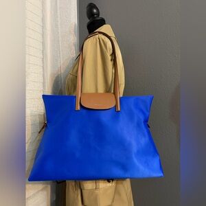 💙Radley London Large Blue Tote Bag - Nylon & Leather